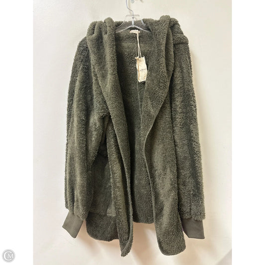 Sweater Cardigan By Hem & Thread In Green, Size: Osfm
