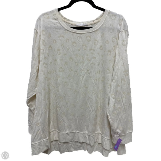 Sweater By Jane And Delancey In Cream, Size: 3x