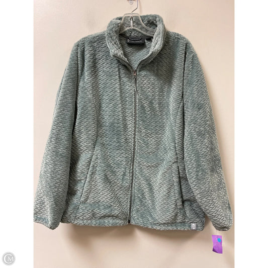 Jacket Fleece By Free Country In Blue, Size: 1x