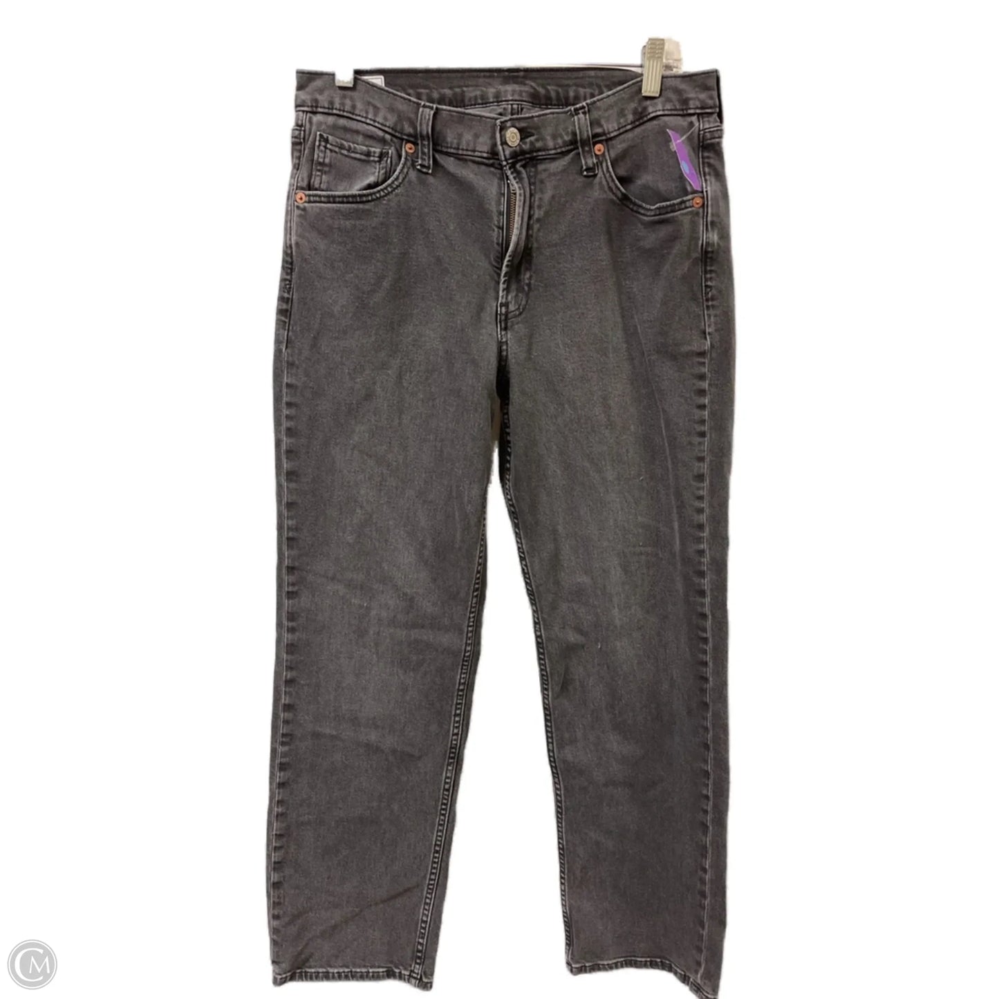 Jeans Straight By Gap In Black, Size: 10