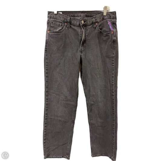 Jeans Straight By Gap In Black, Size: 10