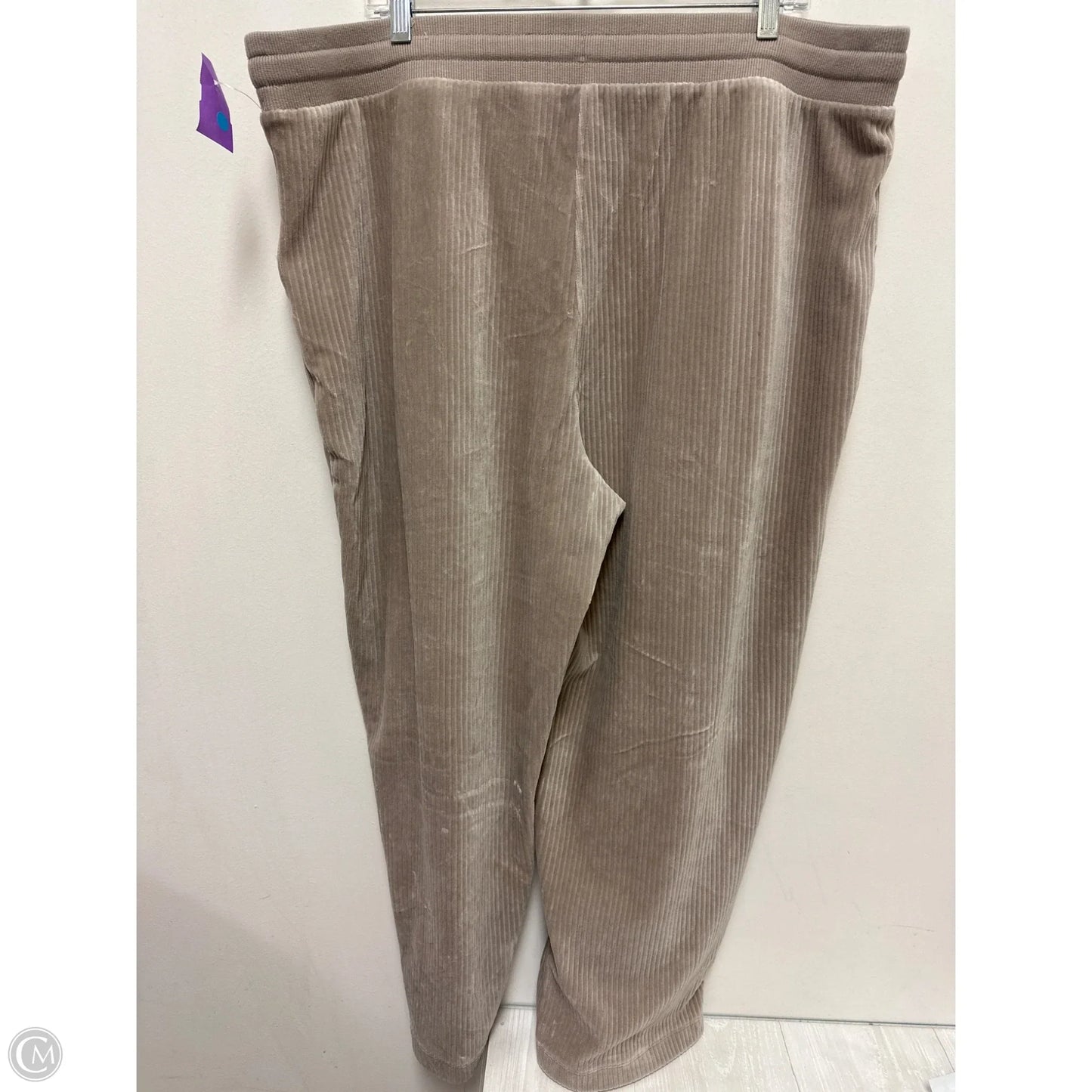 Pants Lounge By Clothes Mentor In Grey, Size: 1x