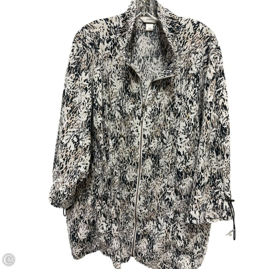Jacket Other By Cj Banks In Black & Cream, Size: 4x