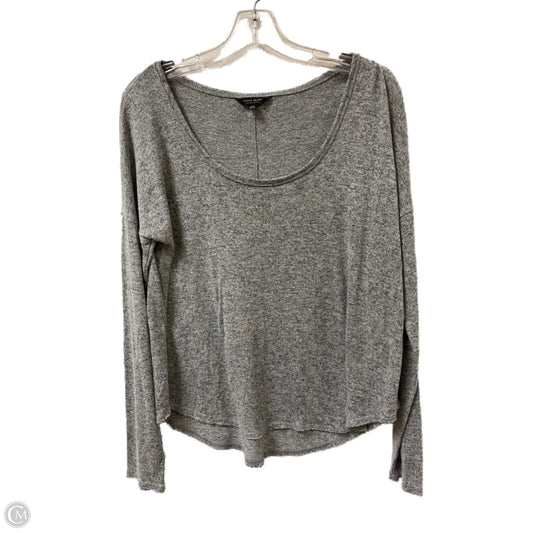 Top Long Sleeve By Lucky Brand In Grey, Size: L