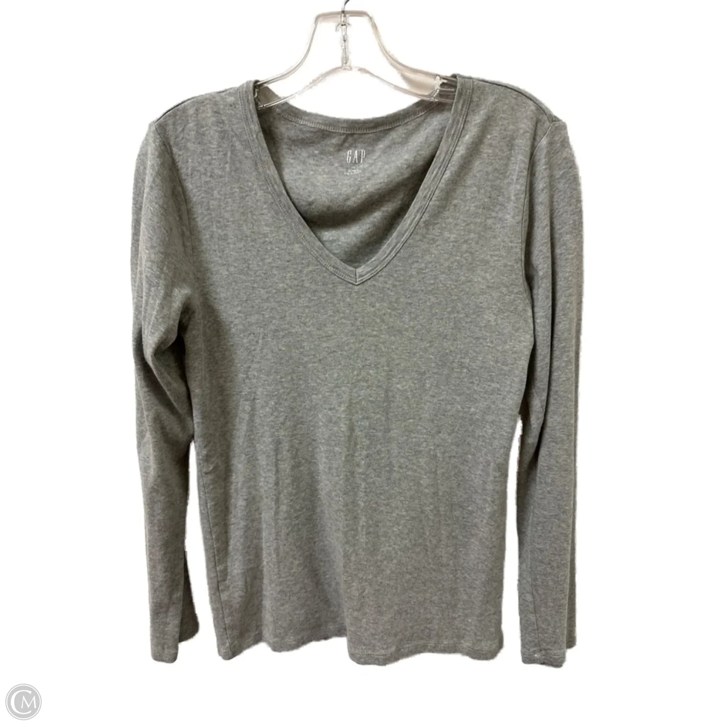 Top Long Sleeve By Gap In Grey, Size: L