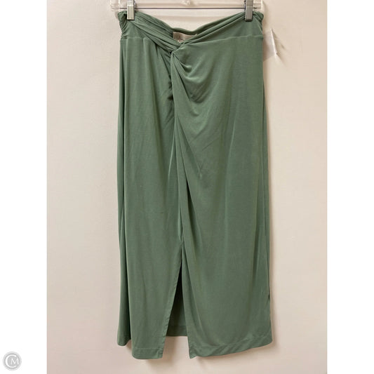 Skirt Maxi By Anthropologie In Green, Size: M