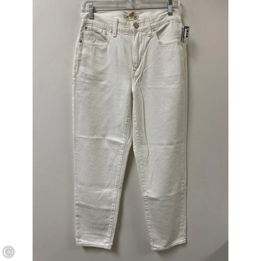 Jeans Skinny By Madewell In White, Size: 2
