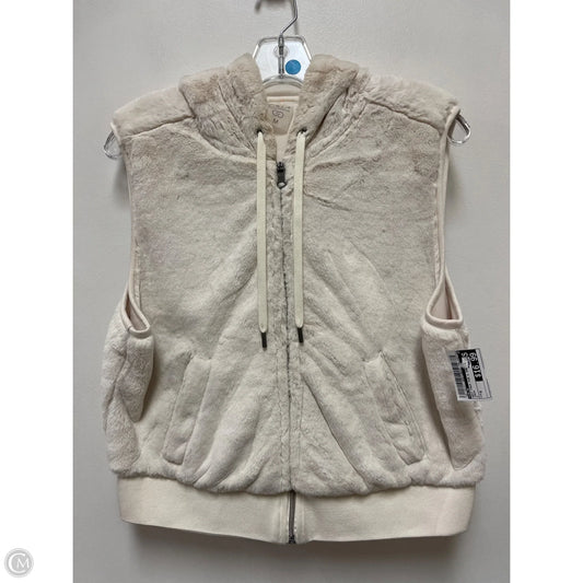 Vest Faux Fur & Sherpa By Calia In Cream, Size: M