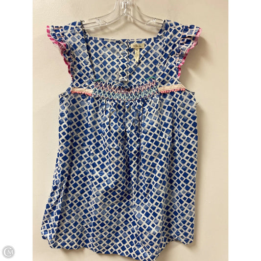 Top Short Sleeve By Matilda Jane In Blue, Size: M
