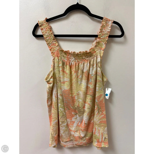 Top Sleeveless By Lc Lauren Conrad In Orange, Size: 1x