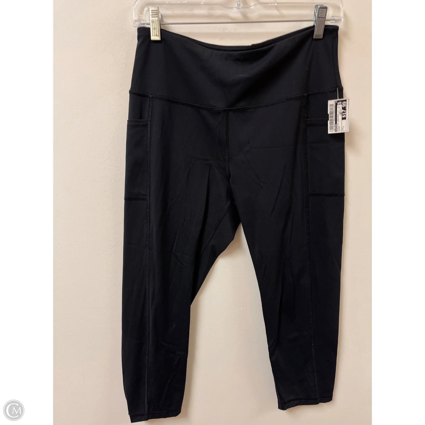 Athletic Leggings By Gottex In Black, Size: L