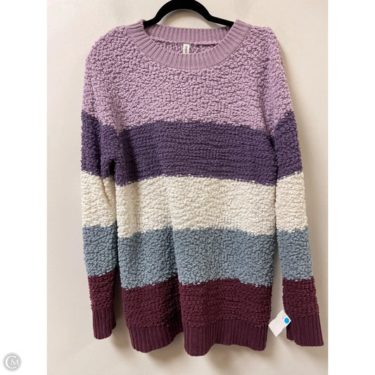 Sweater By Zenana Outfitters In Purple, Size: Xl