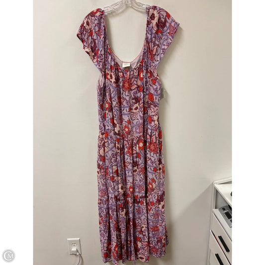 Dress Casual Maxi By Knox Rose In Purple, Size: 1x