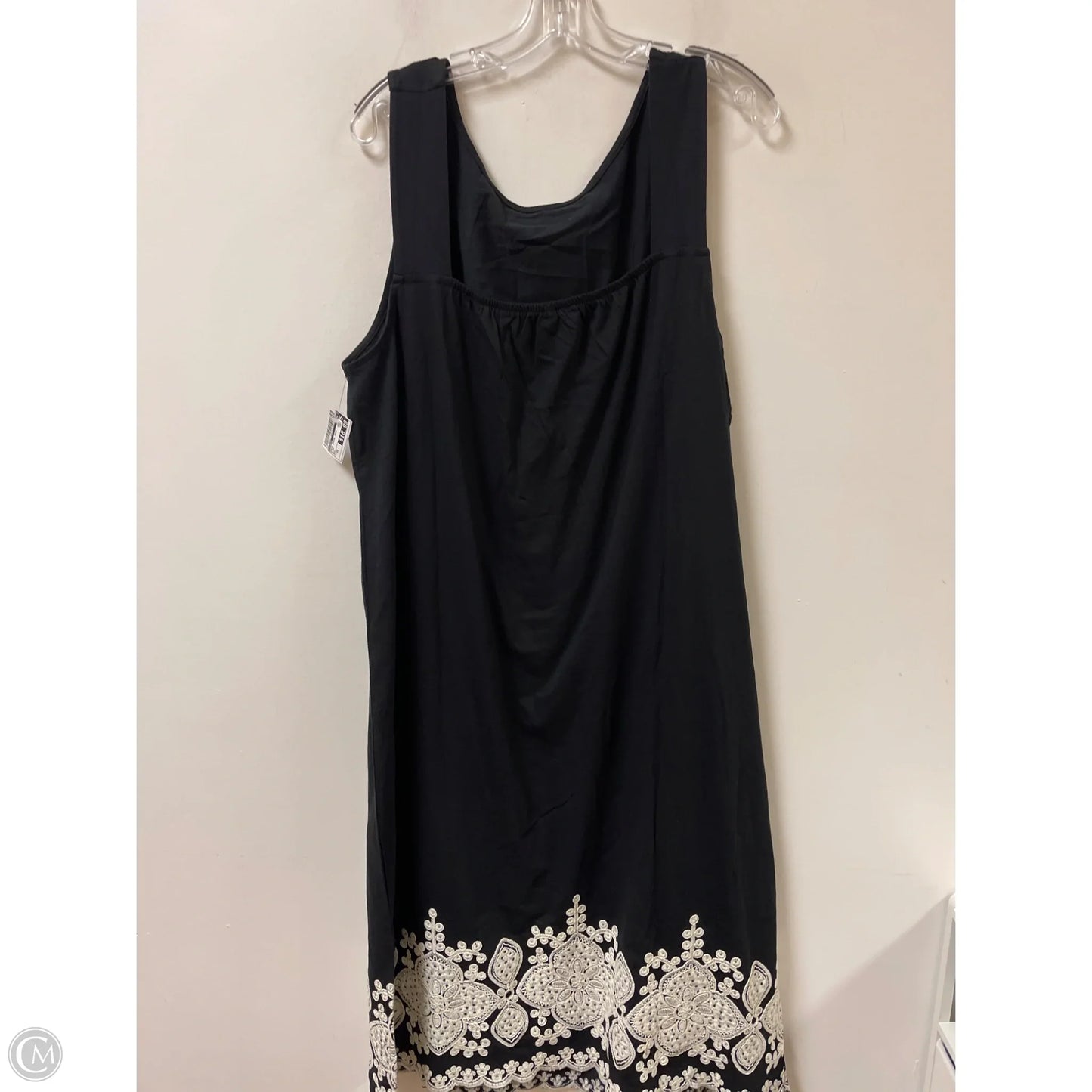 Dress Casual Maxi By Talbots In Black, Size: 2x
