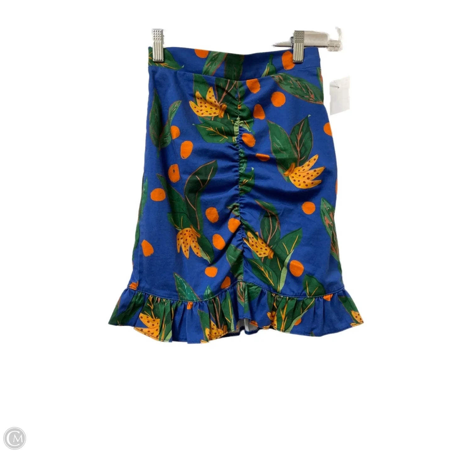 Skirt Mini & Short By Farm Rio In Blue, Size: Xxs