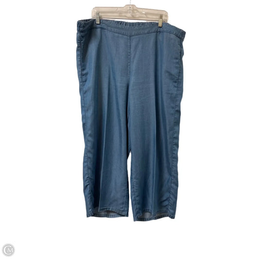 Pants Linen By J. Jill In Blue, Size: Xl