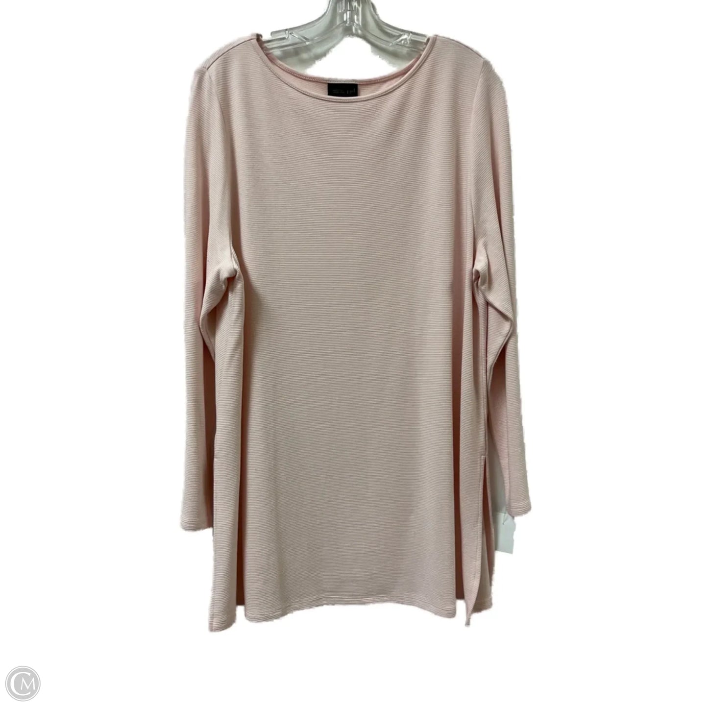 Top Long Sleeve By J. Jill In Pink, Size: Xl