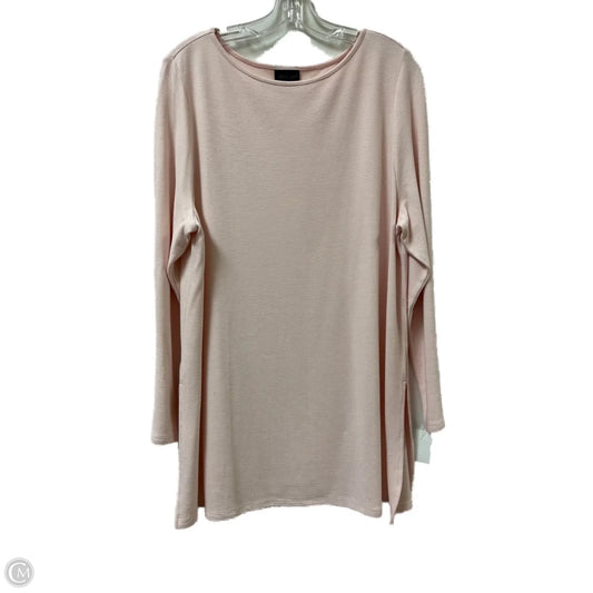 Top Long Sleeve By J. Jill In Pink, Size: Xl