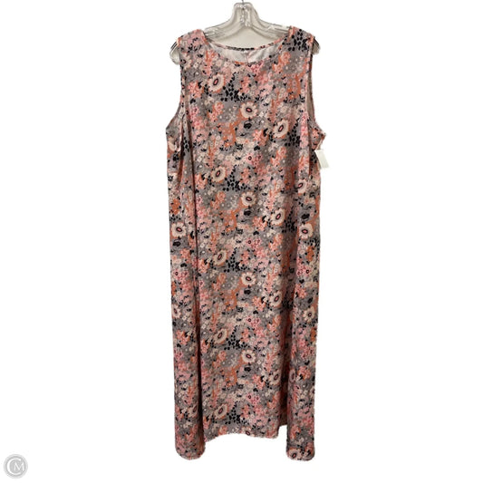 Dress Casual Maxi By Clothes Mentor In Floral Print, Size: 2x