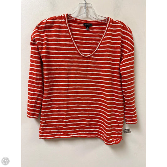 Top Long Sleeve By Talbots In Orange, Size: Xs