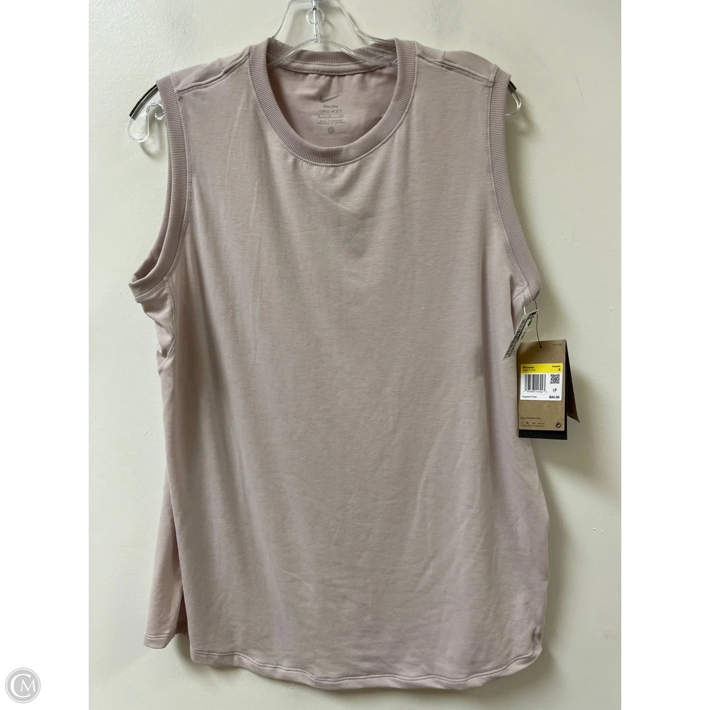Athletic Tank Top By Nike Apparel In Pink, Size: S