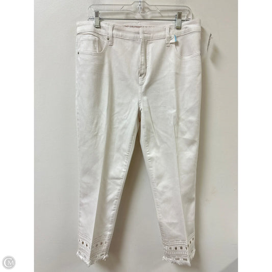 Jeans Skinny By Chicos In White, Size: 10
