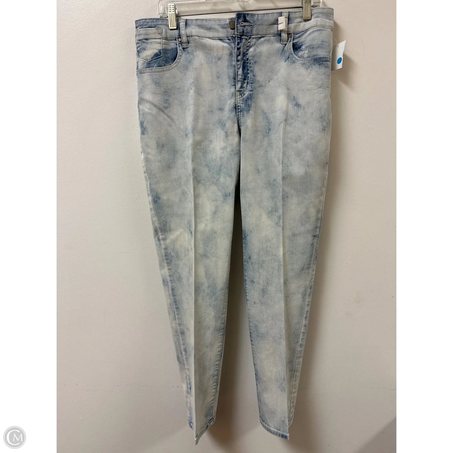 Jeans Skinny By Chicos In Blue Denim, Size: 8