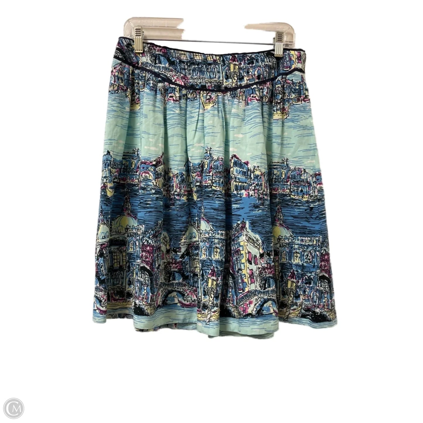 Skirt Midi By Anthropologie In Blue, Size: 8