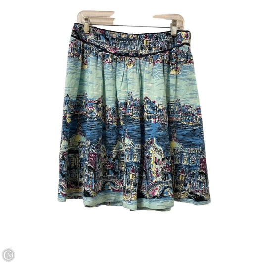 Skirt Midi By Anthropologie In Blue, Size: 8