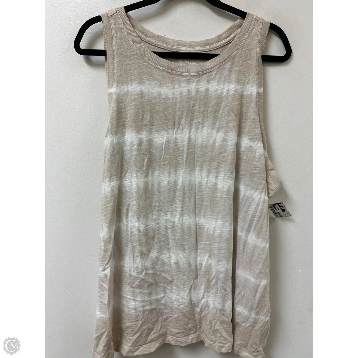 Tank Top By Time And Tru In Tan, Size: 3x