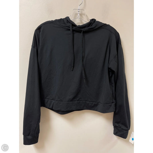 Athletic Top Long Sleeve Hoodie By All In Motion In Black, Size: S