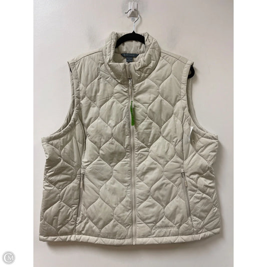 Vest Puffer & Quilted By Free Country In Grey, Size: 1x