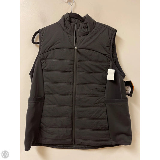 Vest Puffer & Quilted By Avia In Black, Size: 3x