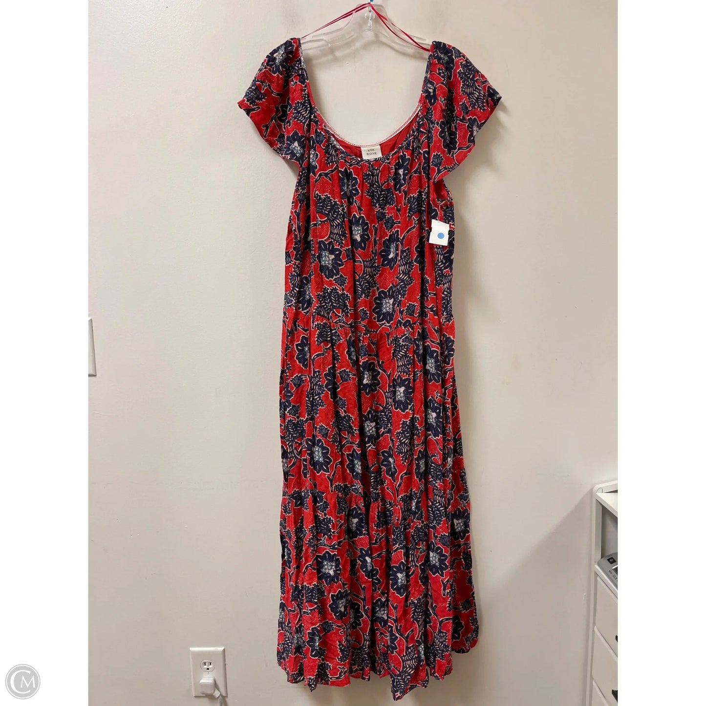 Dress Casual Maxi By Knox Rose In Red, Size: Xl