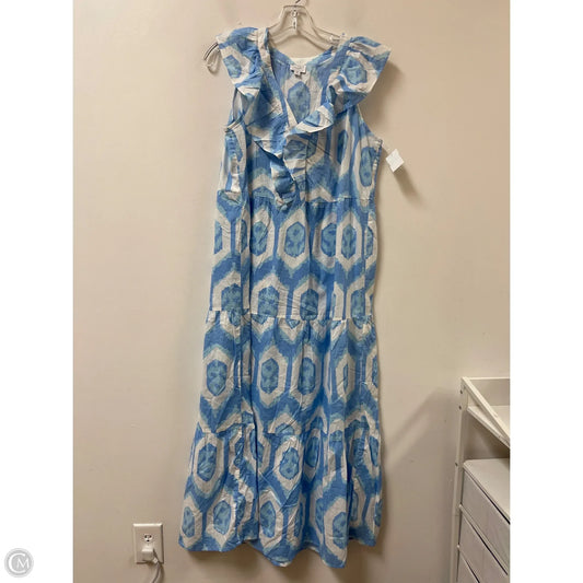 Dress Casual Maxi By Mudpie In Blue, Size: M