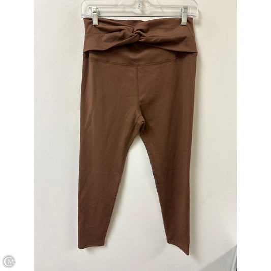 Athletic Leggings By Clothes Mentor In Brown, Size: L