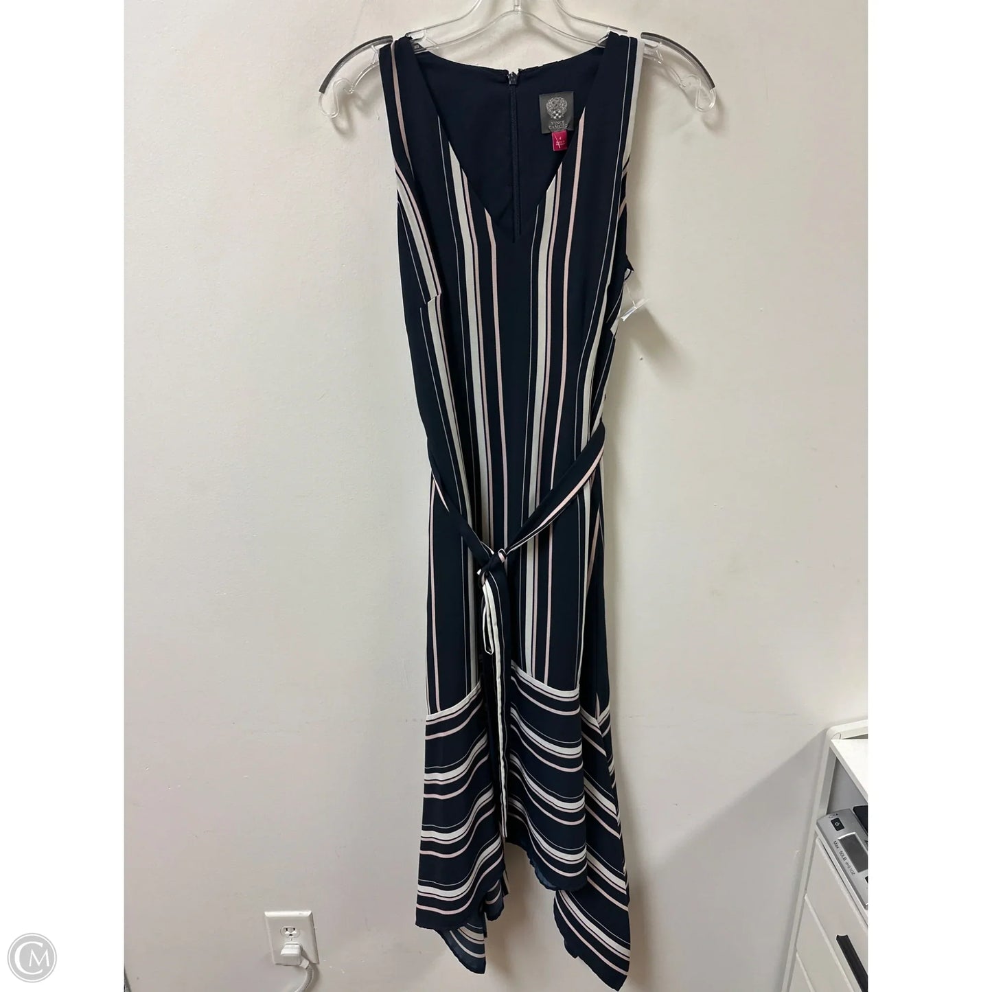Dress Casual Maxi By Vince Camuto In Navy, Size: S