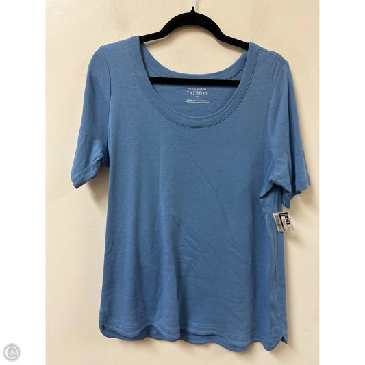 Top Short Sleeve By Talbots In Blue, Size: Xl