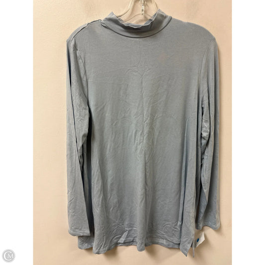 Top Long Sleeve By New Directions In Blue, Size: L