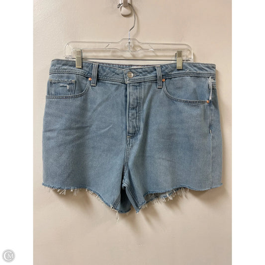 Shorts By Paige In Blue Denim, Size: 12
