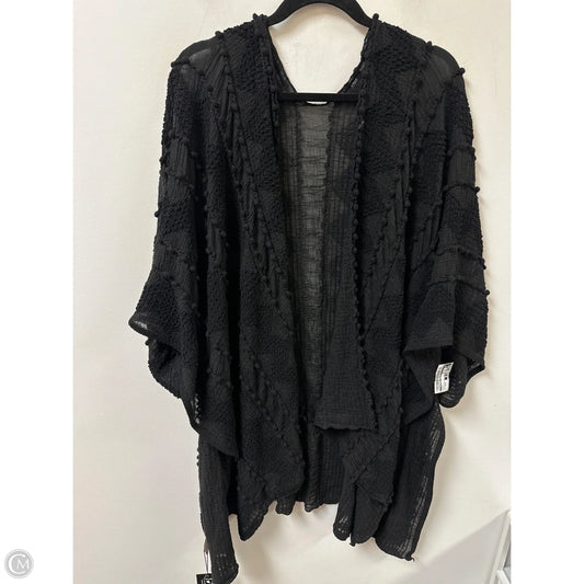 Kimono By Clothes Mentor In Black, Size: Osfm