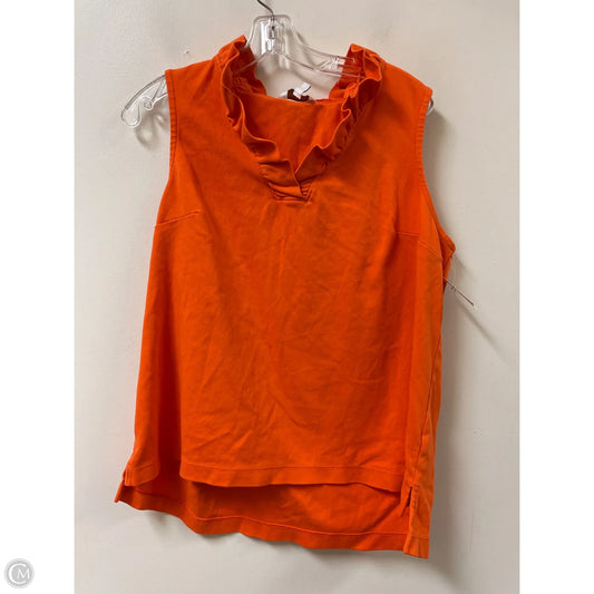 Top Sleeveless By Crown And Ivy In Orange, Size: Xl