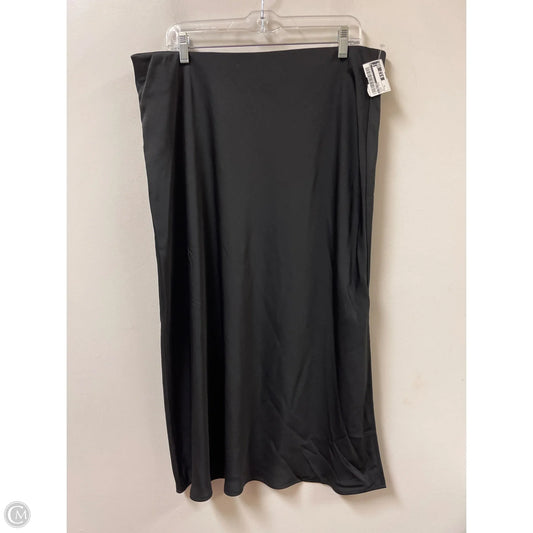 Skirt Maxi By A New Day In Black, Size: Xl