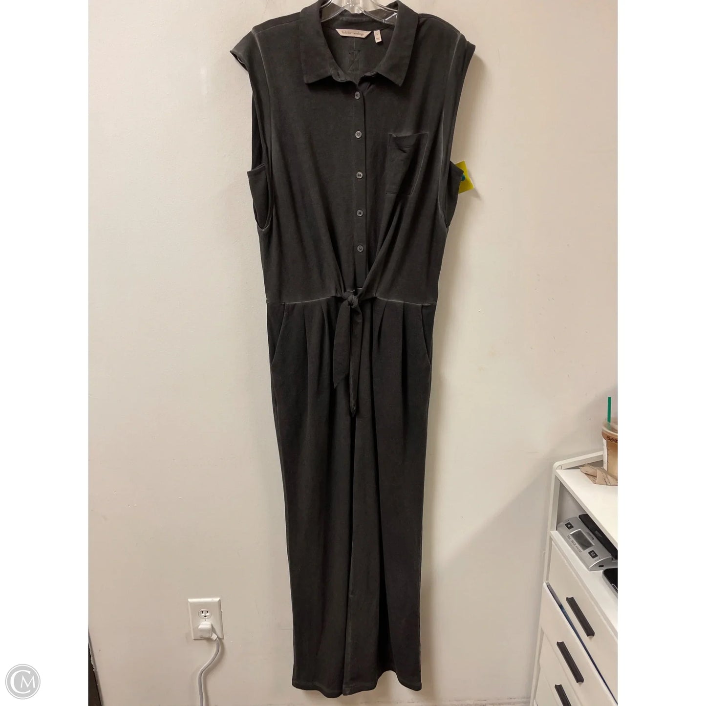 Jumpsuit By Soft Surroundings In Grey, Size: L