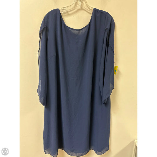 Dress Casual Short By Grace Karin In Navy, Size: 3x