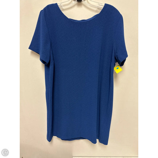 Dress Casual Short By Bobeau In Blue, Size: L