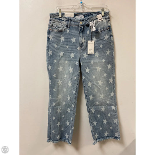 Jeans Straight By Judy Blue In Blue Denim, Size: 10