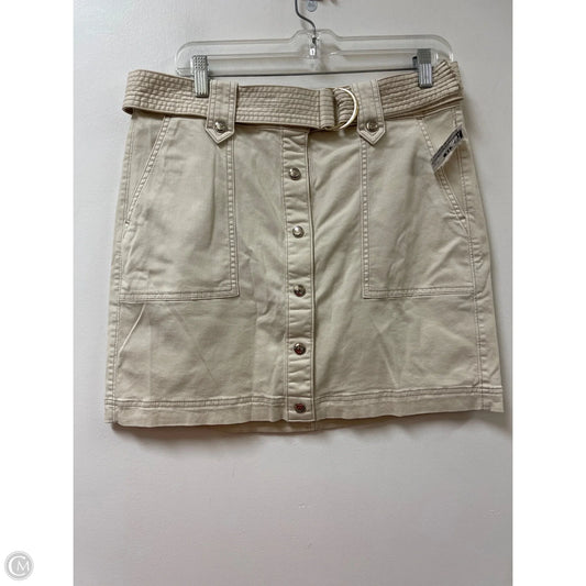Skirt Mini & Short By White House Black Market In Cream, Size: 10