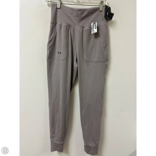 Athletic Leggings By Under Armour In Grey, Size: S