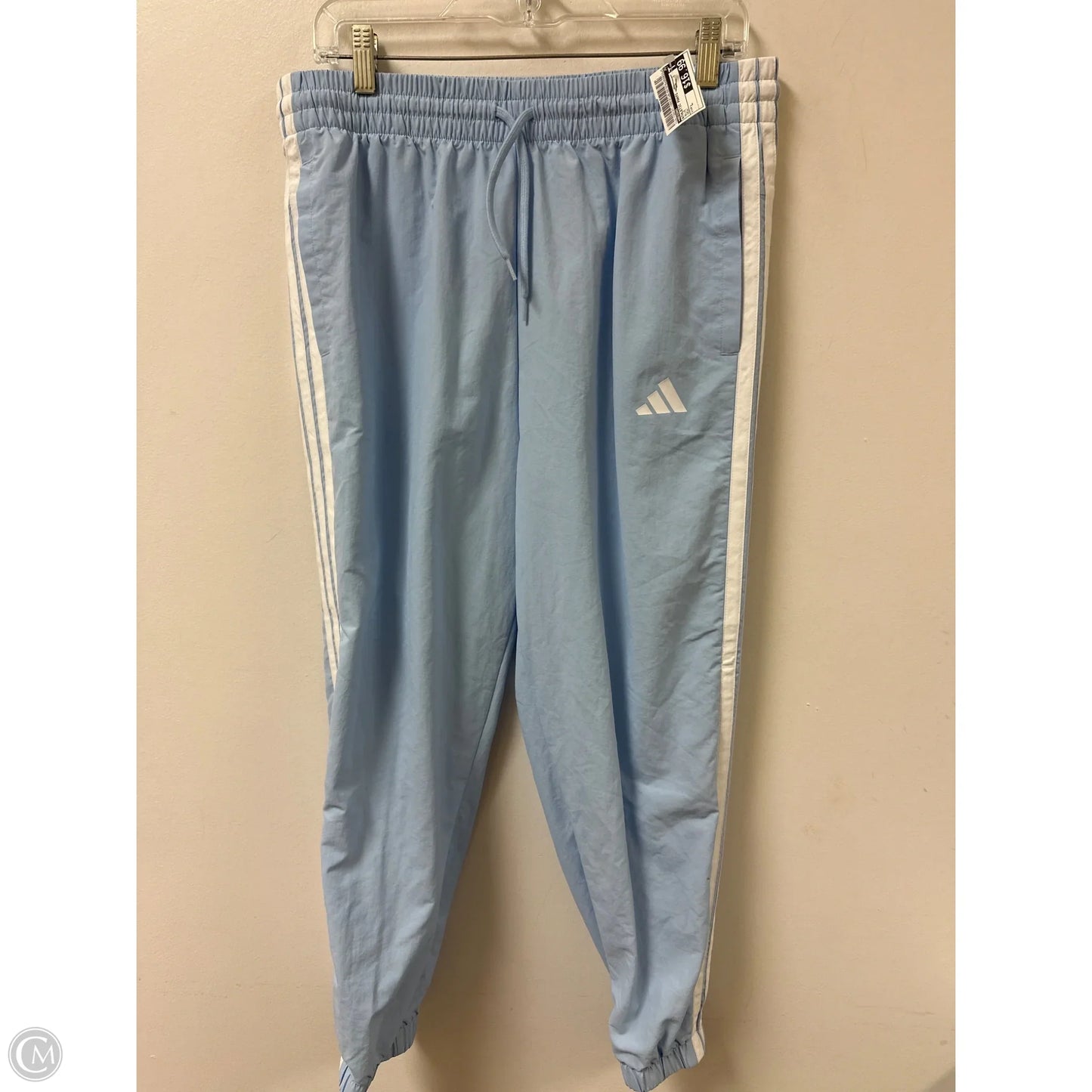 Athletic Pants By Adidas In Blue, Size: L